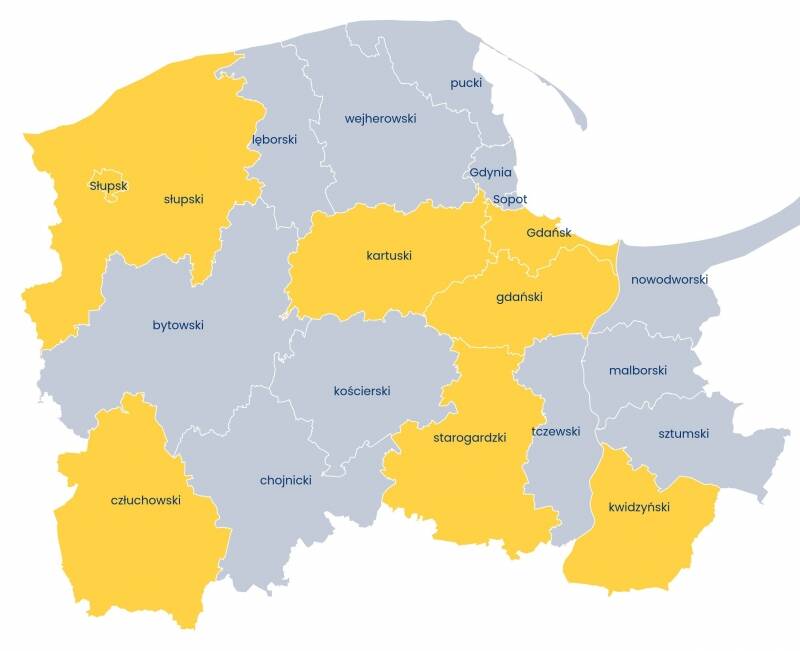 Mapa 2. Pracownicy przetwórstwa spożywczego 