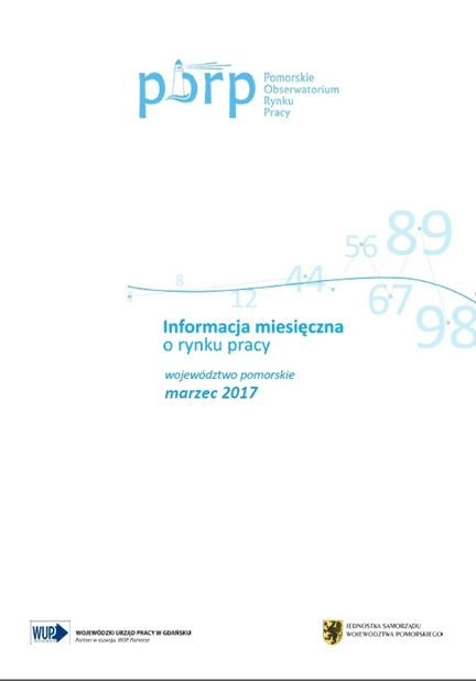 Informacja miesięczna o rynku pracy województwa pomorskiego - marzec 2017 r.
